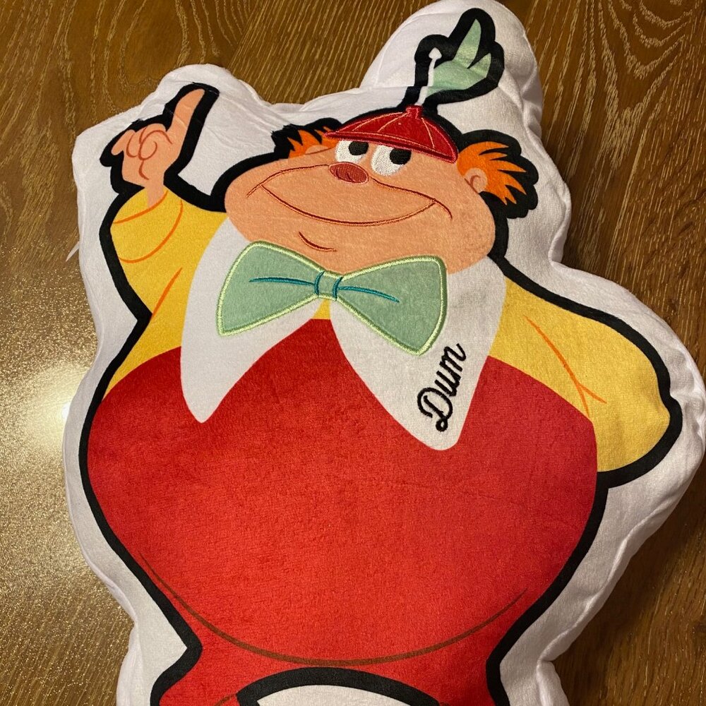 Tweedle Dee & Tweedle Dum - Alice in Wonderland - Double Sided Pillow
